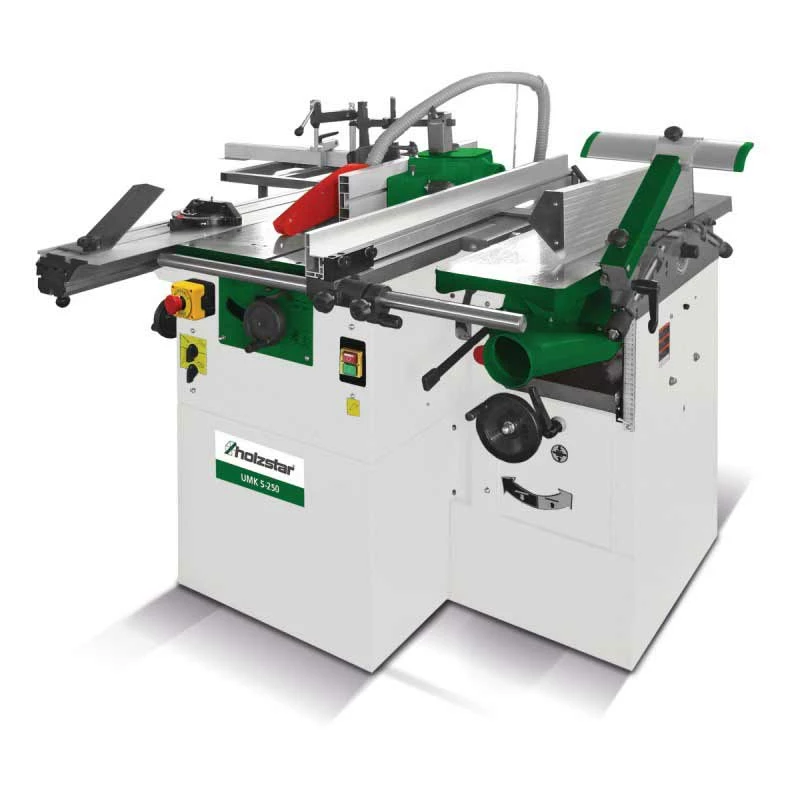 HOLZSTAR UMK 5-250 - Combinée à Bois Monophasée 5 Opérations avec Chariot à Déligner 1300 mm | Machines à Bois Professionnelles – Image 2