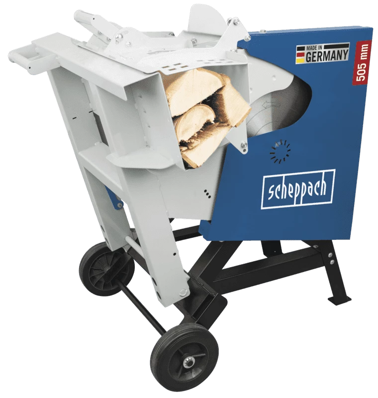 SCHEPPACH HS 520 Scie à Bûches 230V 2600W - Lame Ø 505 mm - Coupe Ø 170 mm - Puissante et Fiable