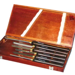 HOLZMANN - H6TLG - Coffret De 6 Outils De Tournage HSS pour Tour à Bois