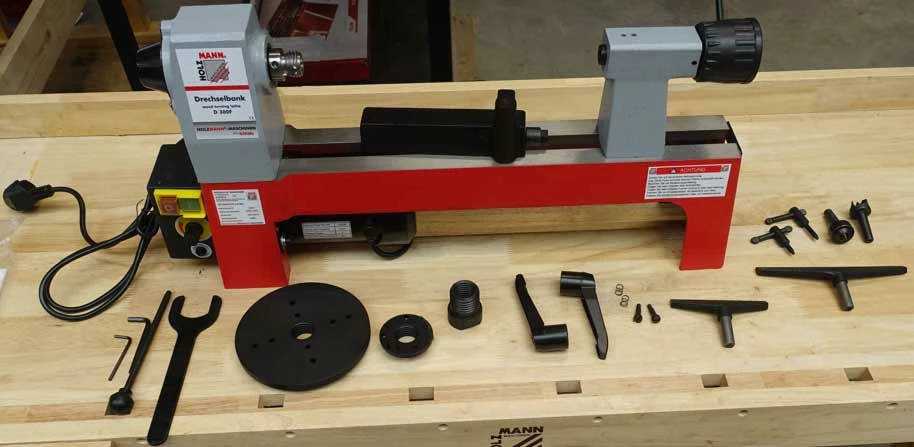 HOLZMANN Tour à Bois D300F 305 mm avec Variateur 230V 250 W - Idéal pour Débutants – Image 2