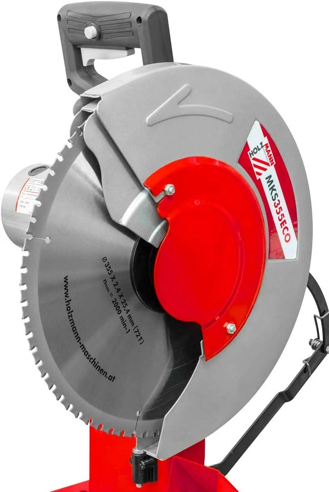 HOLZMANN MKS355ECO - Scie à Métaux Mobile 230V 2000W, Lame Ø 355mm - Tronçonneuse à Métaux Professionnelle – Image 3