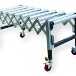 HOLZPROFI RBK-FLEX Convoyeur à Rouleaux - Servante et Tréteau Polyvalent pour Atelier