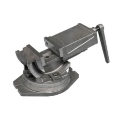 HOLZMANN IU125 - Étau de Précision à 2 Axes, Ouverture Max 100 mm, Largeur 125 mm - Accessoire Machines Métal