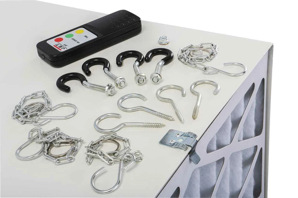 JET AFS-400 - Système de Filtration d'Air pour Ateliers - Débit Max. 690 m³/h - Aspirateur pour Bois et Métal – Image 6