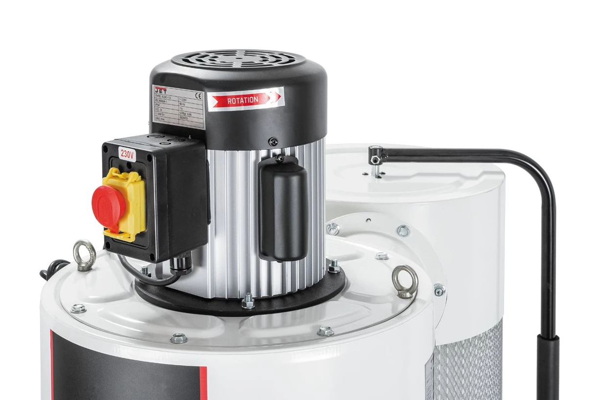 JET JCDC-15-M Système d'aspiration cyclonique 230V-50Hz 1100W 1.5CV - Débit d'air : 1527 m³/h | Aspirateur pour bois, métal, bâtiment et jardin – Image 3