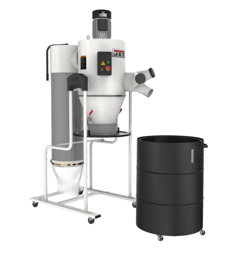 JET JCDC-20-M - Système D'aspiration Cyclonique Puissant - 2159 M3/h, 230V-50Hz, 1500W, 2CV - Pour Bois, Métal et Bâtiment – Image 4