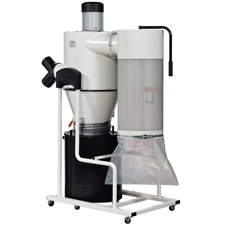 JET JCDC-20-M - Système D'aspiration Cyclonique Puissant - 2159 M3/h, 230V-50Hz, 1500W, 2CV - Pour Bois, Métal et Bâtiment – Image 2