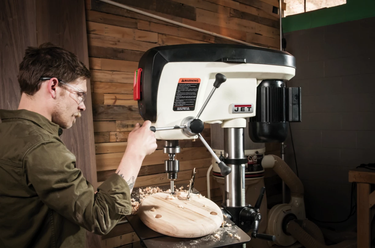 JET JDP-17 Perceuse à Colonne 550W - Perçage Précision avec LED et Laser - 230V/400V 50Hz – Image 6