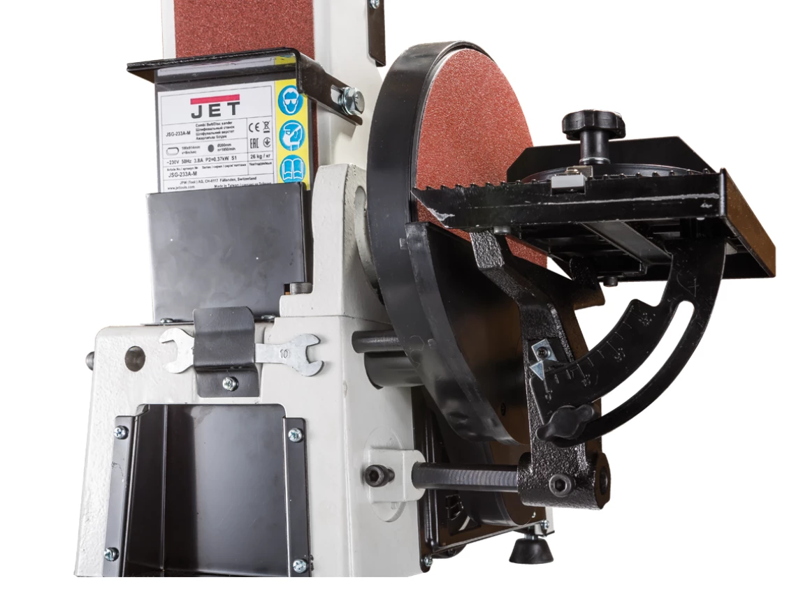 JET - JSG-233A-M Ponceuse Combinée à Disque Et à Bande - Machine à Bois Professionnelle – Image 4