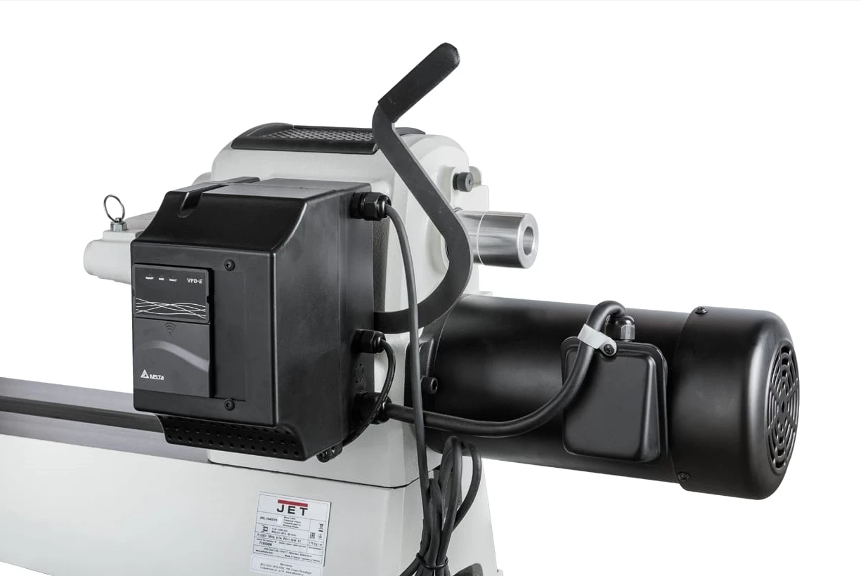 JET JWL-1640EVS-M Tour à Bois - Entrepointes 1000 mm, 2 Plages de Vitesse 40-3200 tr/min, 1100 W – Image 8