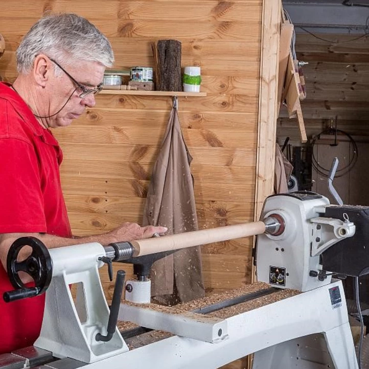 JET JWL-1840EVS-M Tour à Bois avec Variateur de Vitesse - 1000 mm Entre-pointes - 230V 1,5 kW (2 CV) S1 – Image 4