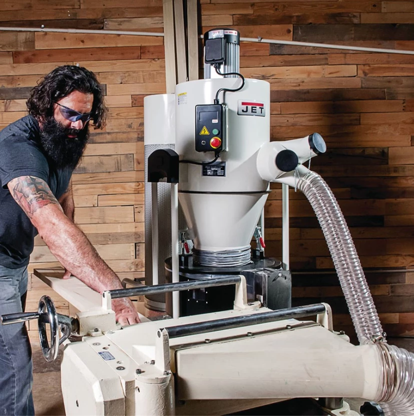 JET JCDC-30-T Système D'aspiration Cyclonique 400V-50Hz 2200W 3CV 2800T/min 2540 M3/h - Aspirateur Professionnel pour Bois, Métal, Bâtiment, Jardin – Image 5