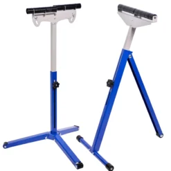 Belmash BE-RSK-03 Jeu De 2 Servantes à Rouleaux - Réglable 750 à 1050 mm - Accessoire Machine