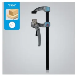 LEMAN - Presse De Serrage Puissant - Saillie 80 Section 20x5 Serrage 300kg - Outil d'établi de qualité supérieure