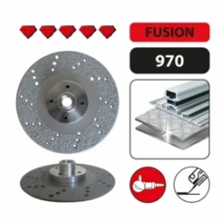 LEMAN - Disque Diamant à Jante Continue pour Coupe et Ponçage de l'Acier