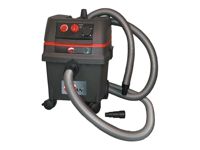 LEMAN - ASP255 Aspirateur Cuve Polypropylène 25L - 1400W - 270 MBar - Décolmatage Inclus - Prise Synchronisée – Image 6