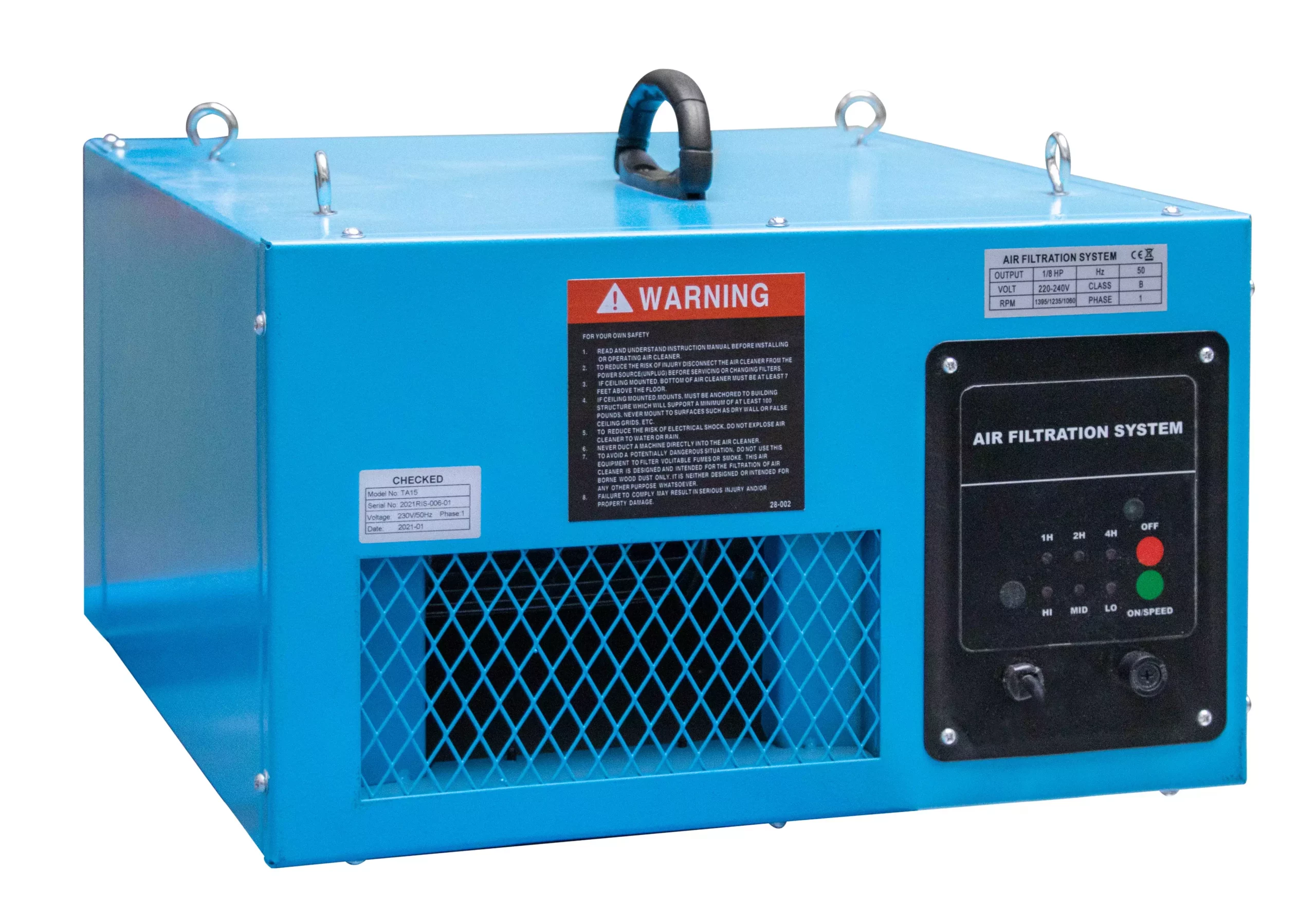 LEMAN SFA100 - Système Filtrant pour Ateliers - Débit Max 765 M³/h | Aspirateur Professionnel