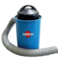 LEMAN LOASP050 Aspirateur Tonneau à Copeaux 1200W - 50 Litres - 183 M3/h - Idéal Bois, Métal, Bâtiment, Jardin