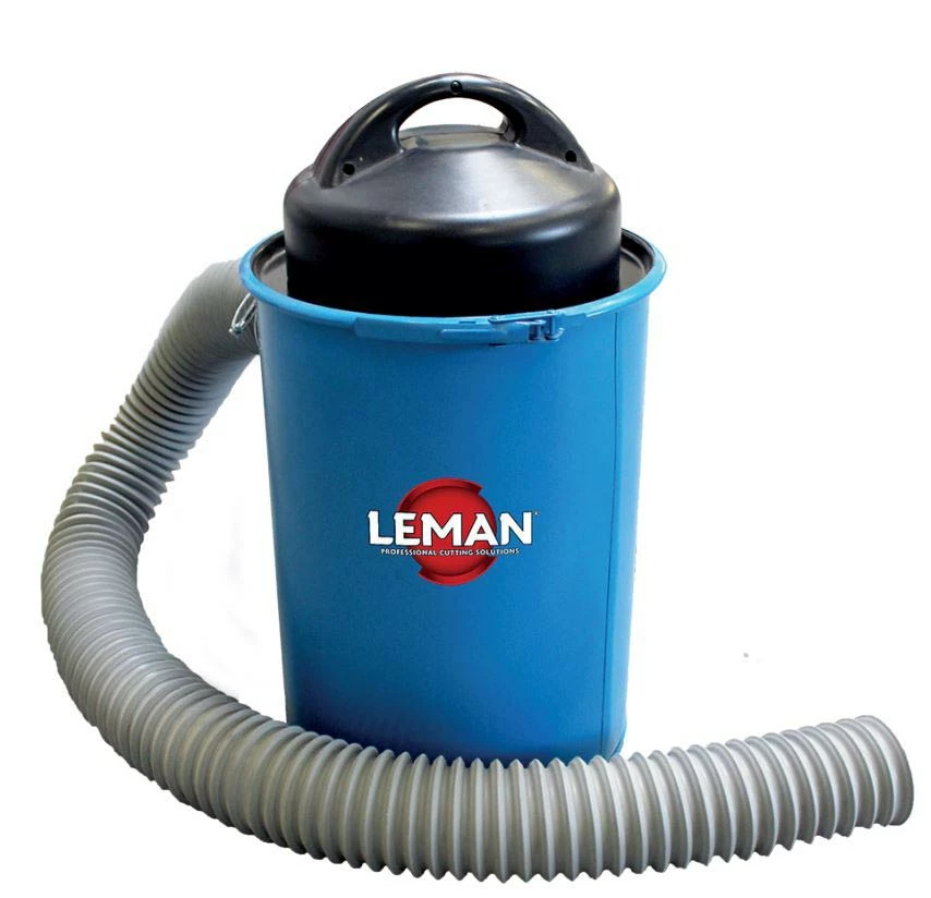 LEMAN LOASP050 Aspirateur Tonneau à Copeaux 1200W - 50 Litres - 183 M3/h - Idéal Bois, Métal, Bâtiment, Jardin