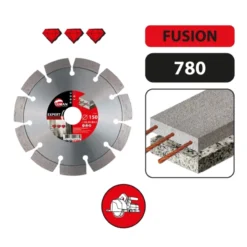 LEMAN - 780 - Disque Diamant à Segments pour Rainurer le Béton - Outillage Professionnel