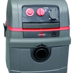 LEMAN - ASP255 Aspirateur Cuve Polypropylène 25L - 1400W - 270 MBar - Décolmatage Inclus - Prise Synchronisée