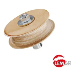 LEMAN - Disque De Démorfilage En Cuir Pour Gouges Pour AFF251 | Accessoire Affûteuse Haut de Gamme