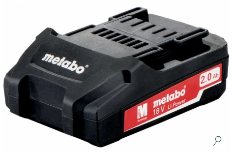 Batterie Metabo 18 V / 2.0 Ah Li-power - Haute Performance pour Outils Électroportatifs