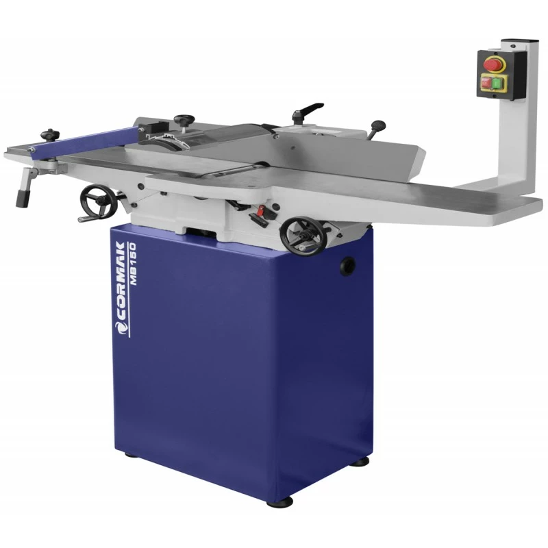 CORMAK MB150 Dégauchisseuse D'atelier 152 mm 1500 W 230 V - Haute Performance pour Travail du Bois