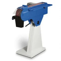 METALLKRAFT MBSM 75-200-2 Ponceuse Métal à Bande Sur Socle 400V - Bande 75 x 2000 mm - 1500W - Idéal pour Travail du Métal Précision