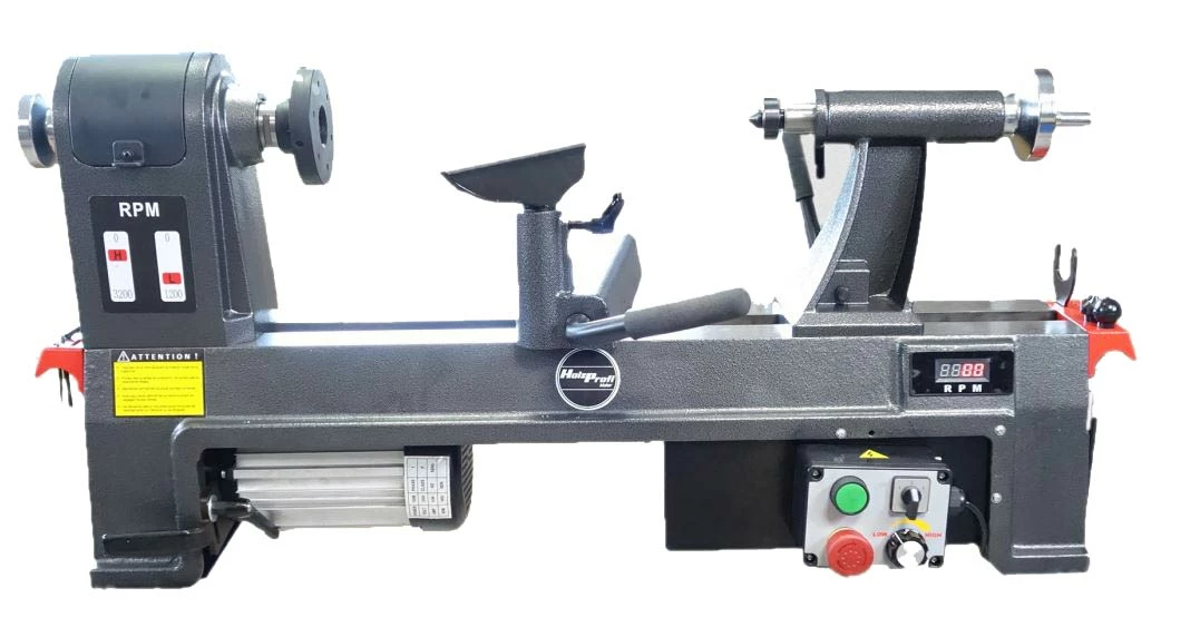 HOLZPROFI MAKER MC1420VF - Tour à Bois Monophasé avec Variateur de Vitesse 230V/50Hz, 750W/1CV