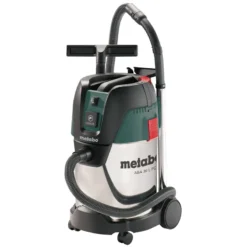 METABO Aspirateur ASA 30 L PC Inox 1250W - Aspirateur Puissant pour Bois, Métal, Bâtiment et Jardin