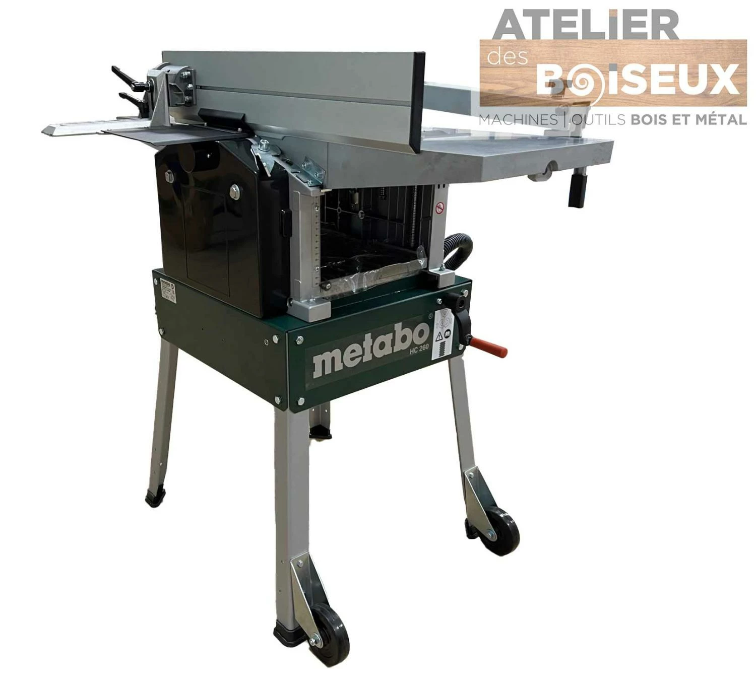 METABO HC 260 C Raboteuse 230V 2200W - Dégauchisseuse-Raboteuse Professionnelle avec Jeu De Lames OFFERT – Image 7