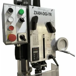 METALPROFI ZX40H-DIGI Perceuse-fraiseuse à Colonne avec Affichage 2 Axes et Avance Automatique 380V/50Hz 1.1Kw/1.5CV