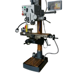 METALPROFI ZX40H-DIGI Perceuse-fraiseuse à Colonne avec Visu 2 Axes et Avance Automatique 230V/50Hz 1.1Kw/1.5CV | Pour Bois, Métal, Bâtiment, Jardin