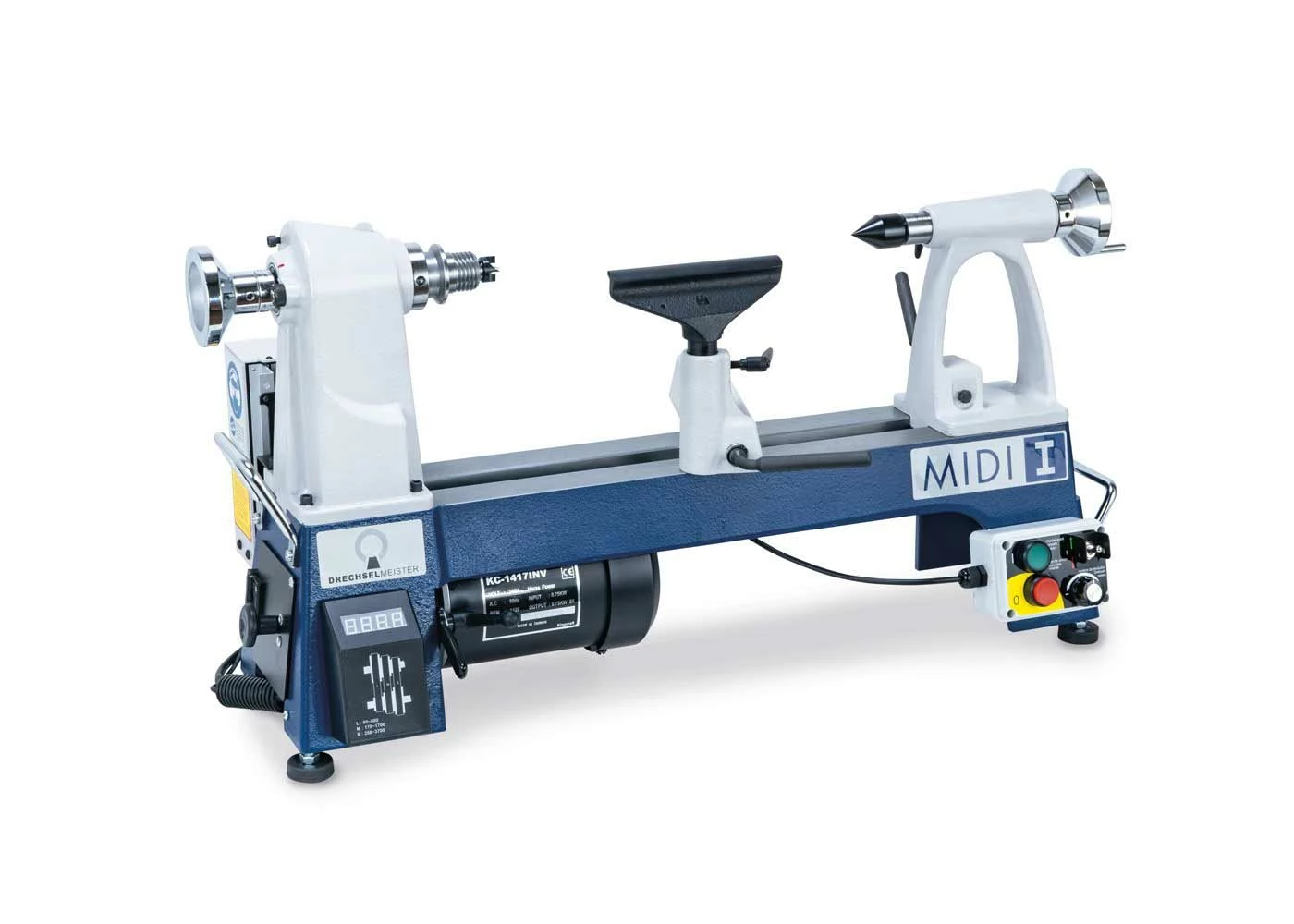 Tour à Bois DRECHSELMEISTER MIDI 1 avec Variateur de Fréquence 400 mm 735 W 230 V – Image 2