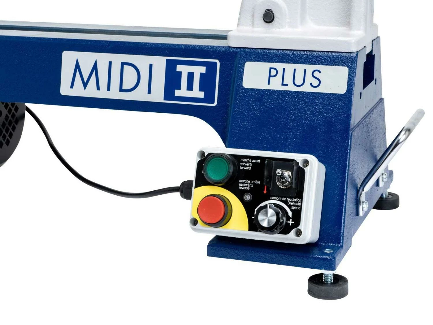 DRECHSELMEISTER - MIDI 2 PLUS - Tour à Bois Miniature 400 mm avec Convertisseur, Mandrin Nova G3 et Rallonge de Banc 280 mm – Image 9