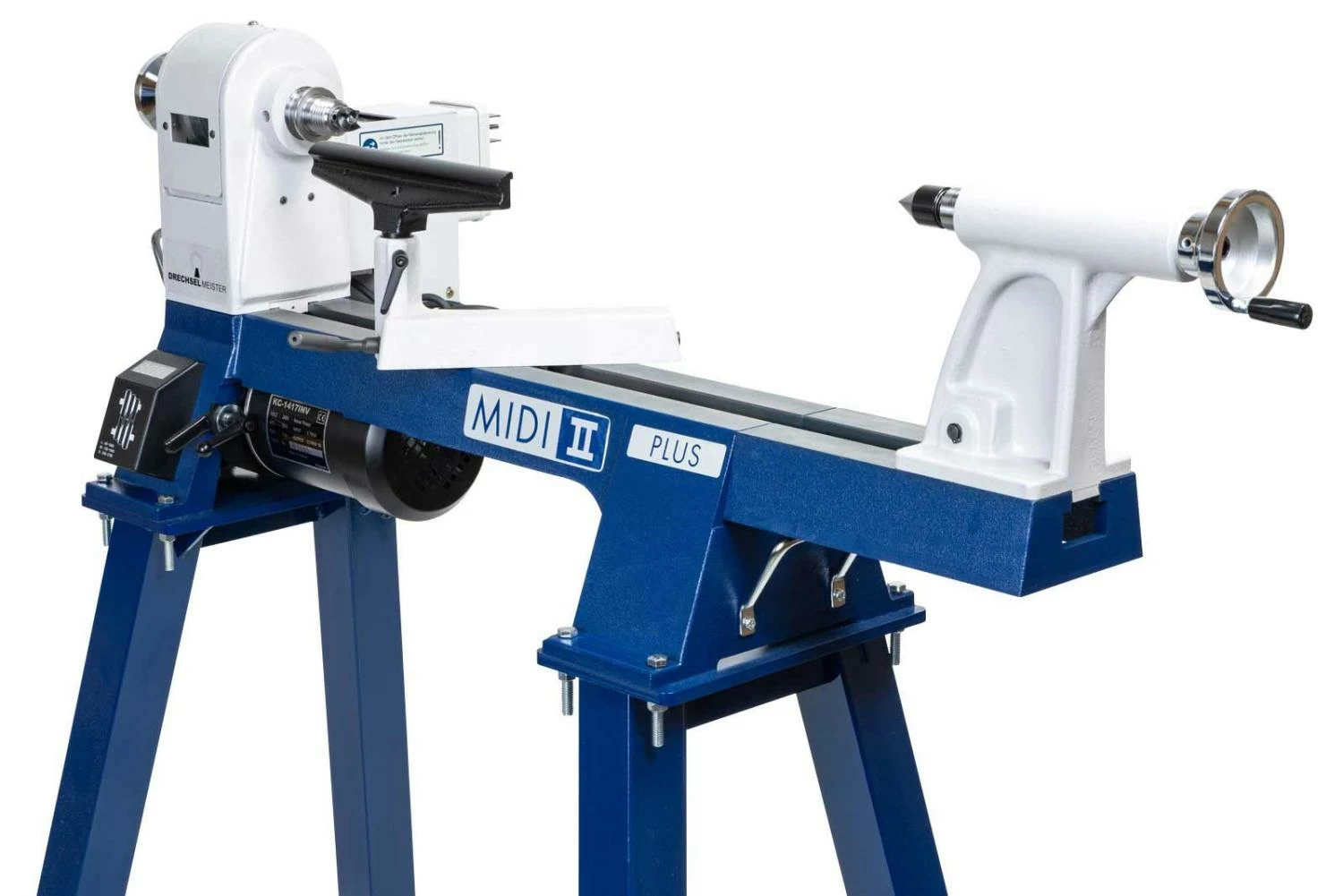 DRECHSELMEISTER - MIDI 2 PLUS - Tour à Bois Miniature 400 mm avec Convertisseur, Mandrin Nova G3 et Rallonge de Banc 280 mm – Image 14