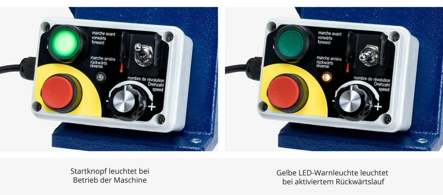 DRECHSELMEISTER - MIDI PRO - Tour à Bois Modulaire 450 mm avec Poupée Principale Pivotante et Mobile - 735 W – Image 6