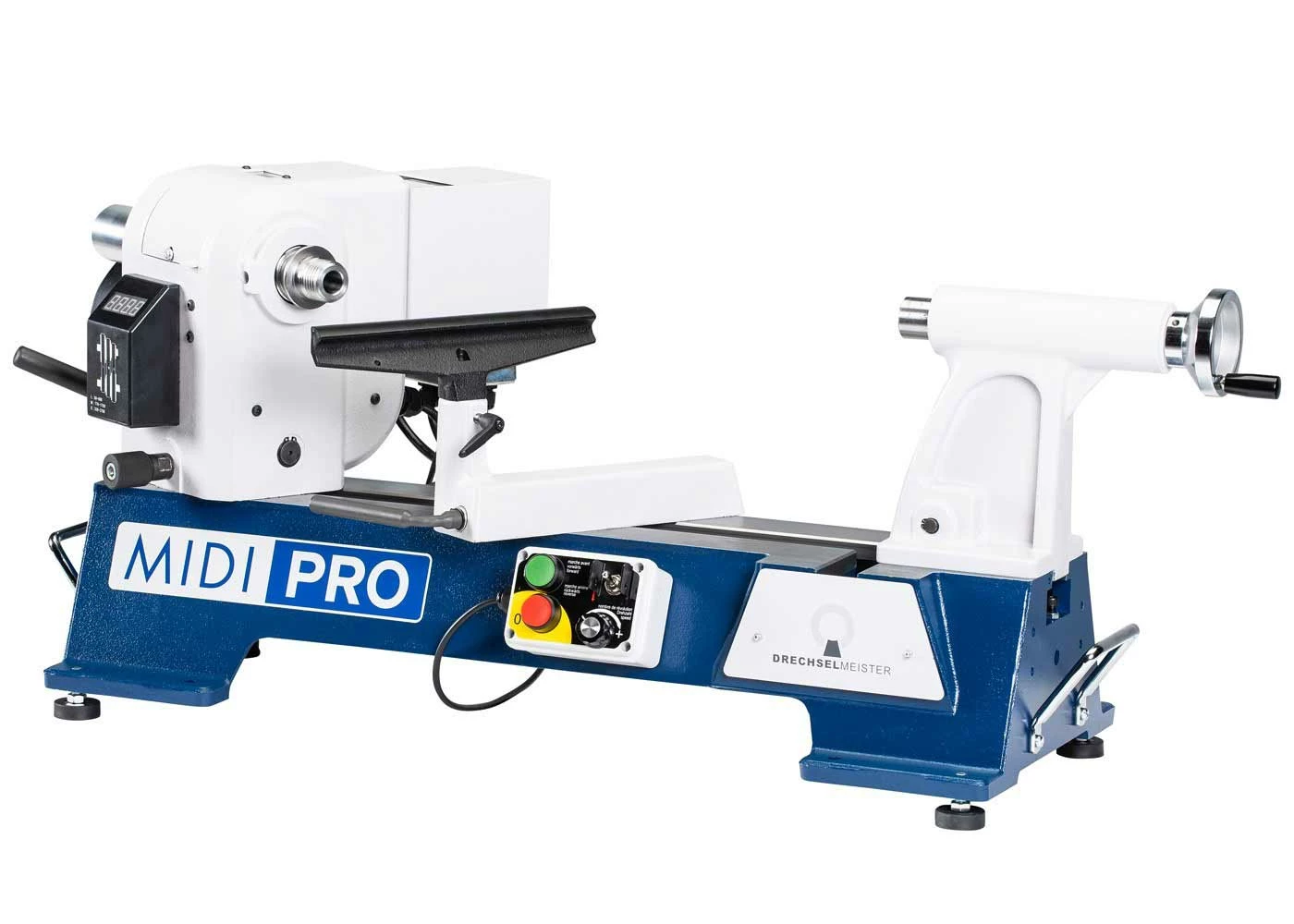DRECHSELMEISTER - MIDI PRO - Tour à Bois Modulaire 450 mm avec Poupée Principale Pivotante et Mobile - 735 W – Image 3