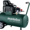 Metabo Compresseur Pneumatique Basic 250-50 W 1500W - 8 Bar - 50L - Débit 100L/min - Idéal pour Bâtiment et Bricolage