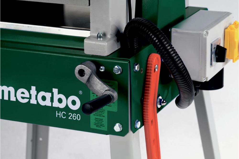 METABO HC 260 C Raboteuse 230V 2200W - Dégauchisseuse-Raboteuse Professionnelle avec Jeu De Lames OFFERT – Image 3