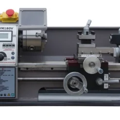 Tour à Métaux METALPROFI WM180V 300mm, 600W, 230V/50Hz - Avec 11 Outils et Mandrin 3 Mors Inclus