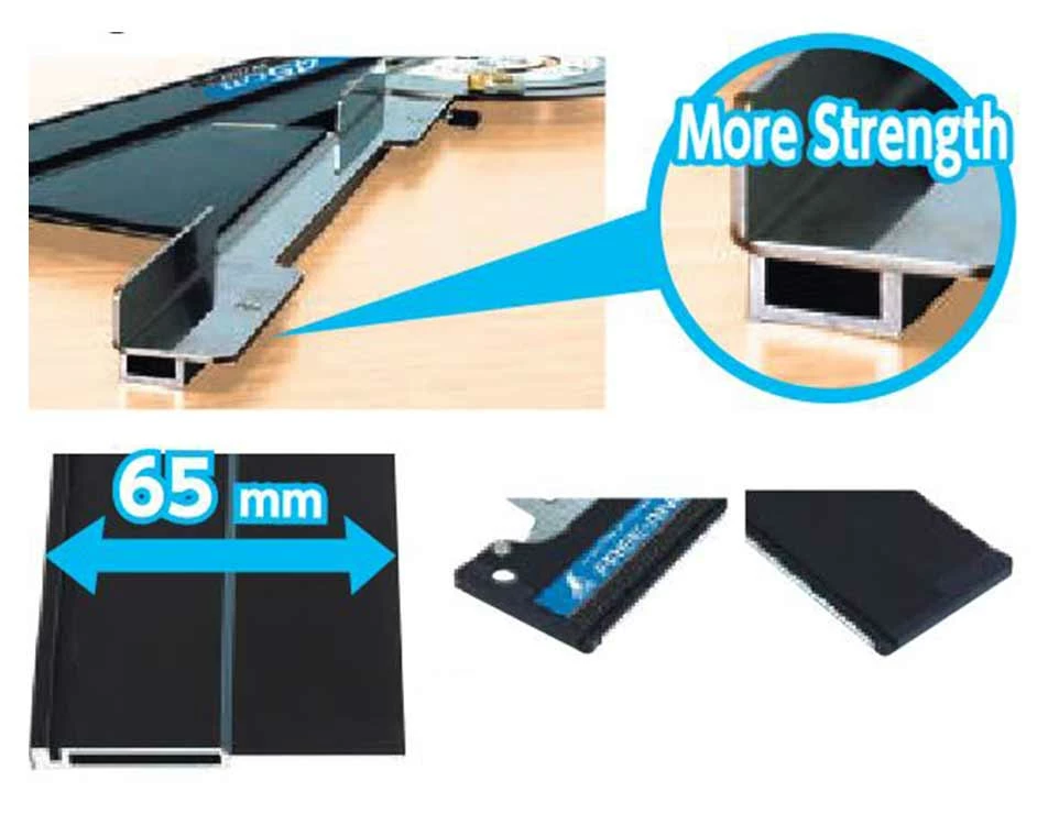 SHINWA - NEO - Guide pour Scie Circulaire avec Rapporteur d'Angle - 300, 600 ou 1000 mm - Outillage de précision pour Menuiserie – Image 2