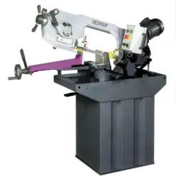 OPTIMUM S275NV Scie à Ruban Métal 230V 1.5 KW | Descente Hydraulique, 2 Vitesses