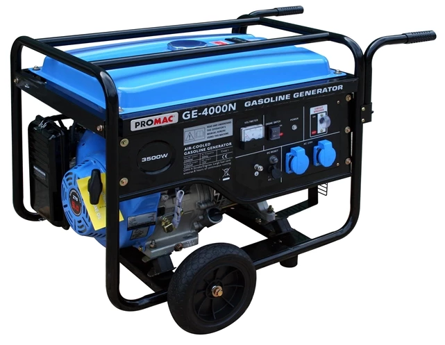 PROMAC GE-4000N Groupe Électrogène à Essence 3200W 230V - Puissance et Fiabilité