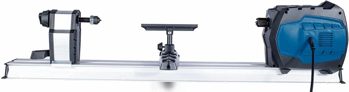 SCHEPPACH DM600VARIO Tour à Bois D'Etabli Avec Variateur Electronique 550 W - Entre-Pointes 600 mm - Idéal pour Travail du Bois – Image 5