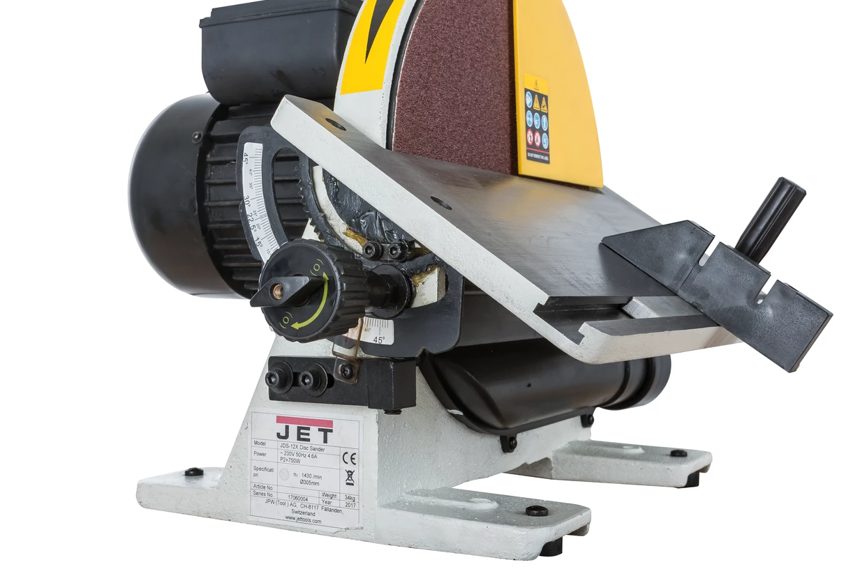 JET - JDS-12X-M Ponceuse à Disque ø305 Mm 230V 750W (1CV) S1 | Ponceuse Puissante pour Bois & Métal – Image 6