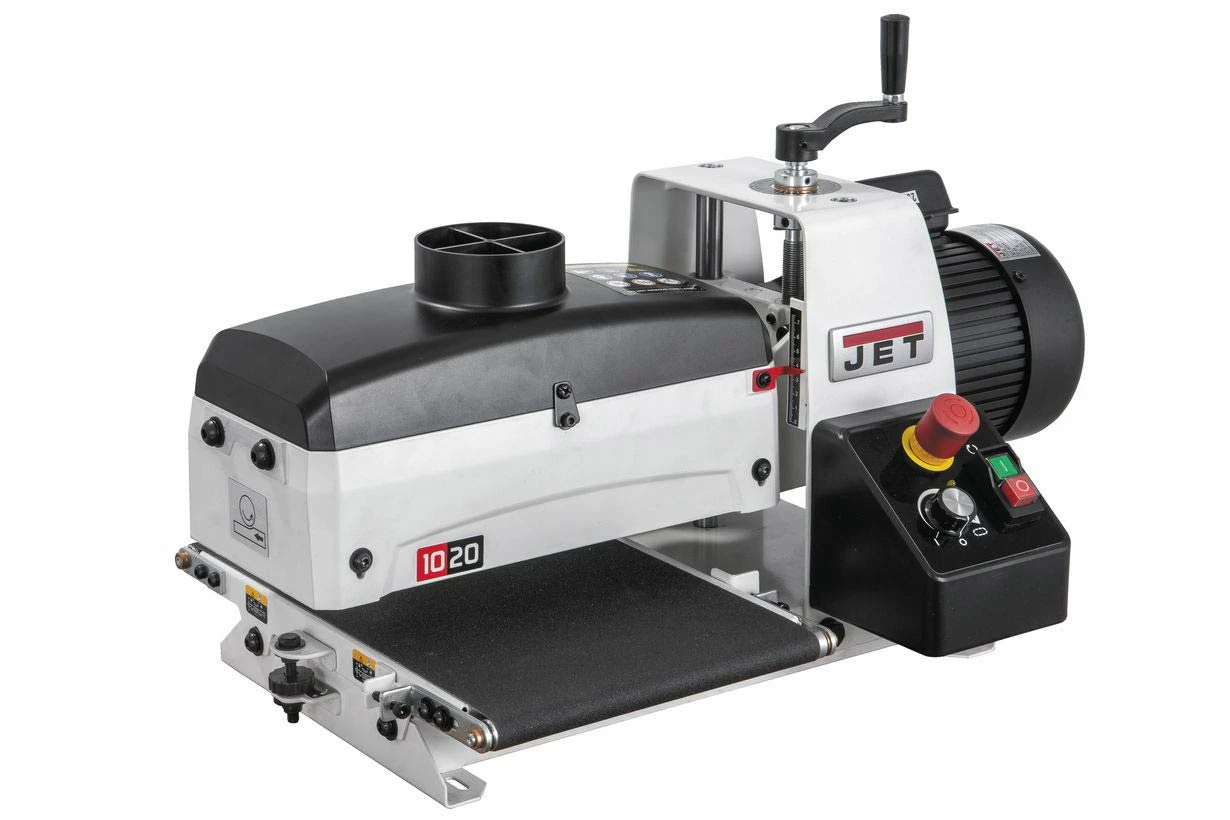 Ponceuse Calibreuse à Cylindre D'établi JET JWDS-1020-M - 750 W - Epaisseur Min 0,8 Mm