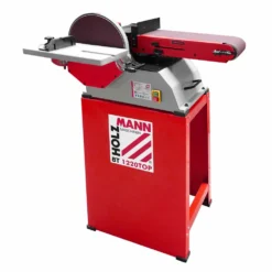 HOLZMANN BT1220TOP Ponceuse Combinée à Bande et à Disque 750 W, 230 V - Outil Professionnel pour Bois et Métal