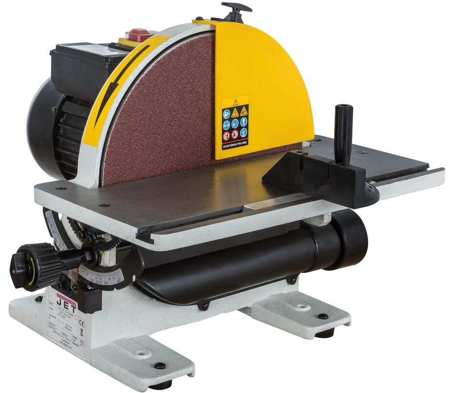 JET - JDS-12X-M Ponceuse à Disque ø305 Mm 230V 750W (1CV) S1 | Ponceuse Puissante pour Bois & Métal